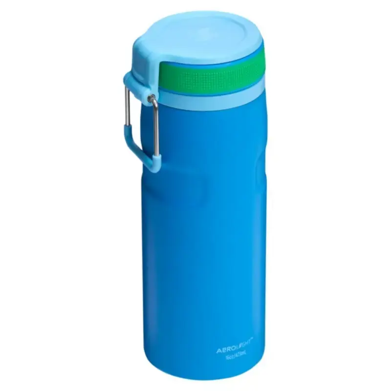 Thermoflasche STANLEY IceFlow Bottle Twist Flip 0,47 l blau – doppelwandig vakuumisoliert 470 ml