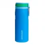 Thermoflasche STANLEY IceFlow Bottle Twist Flip 0,47 l blau – doppelwandig vakuumisoliert 470 ml