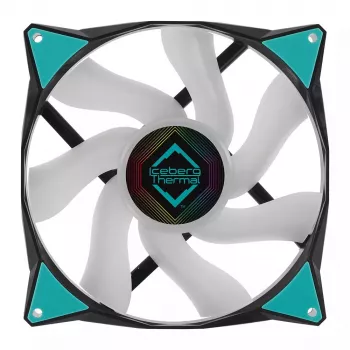 Fan Iceberg Thermal IceGALE ARGB 14 cm Schwarz