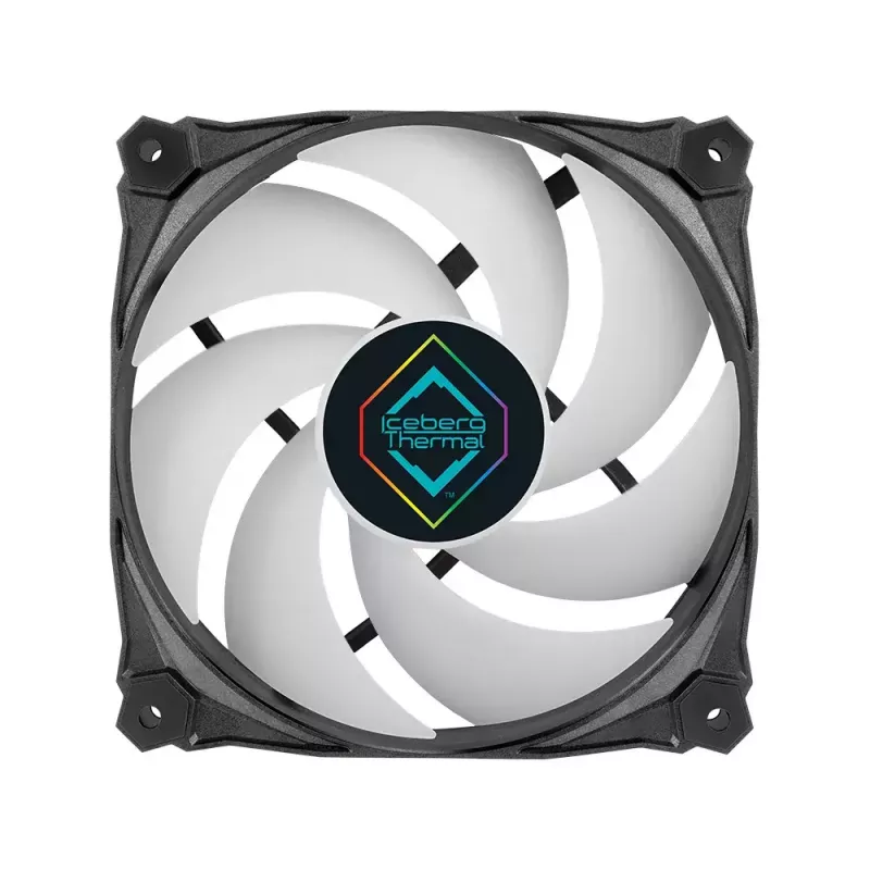 Iceberg Thermal IceGALE Lightning ARGB Lüfter 12 cm Schwarz 3 Stück