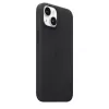 Abdeckung Apple iPhone 14 Leder Case mit MagSafe Mitternacht Schwarz