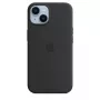 Silikonhülle mit MagSafe für iPhone 14 von Apple — Mikrofaser/Silikon, 6,1 Zoll (Midnight)