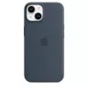 Silikonhülle Apple iPhone 14 MagSafe Storm Blue
