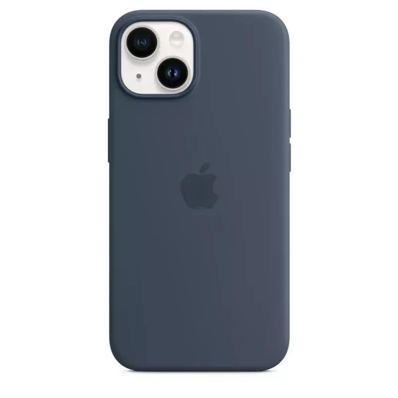 Silikonhülle Apple iPhone 14 MagSafe Storm Blue