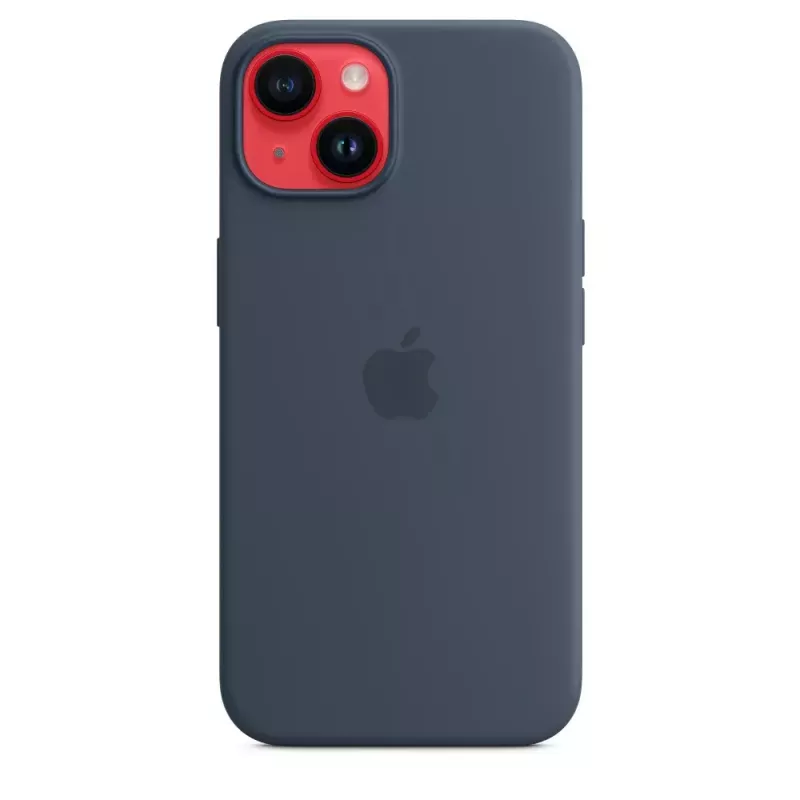 Silikonhülle Apple iPhone 14 MagSafe Storm Blue