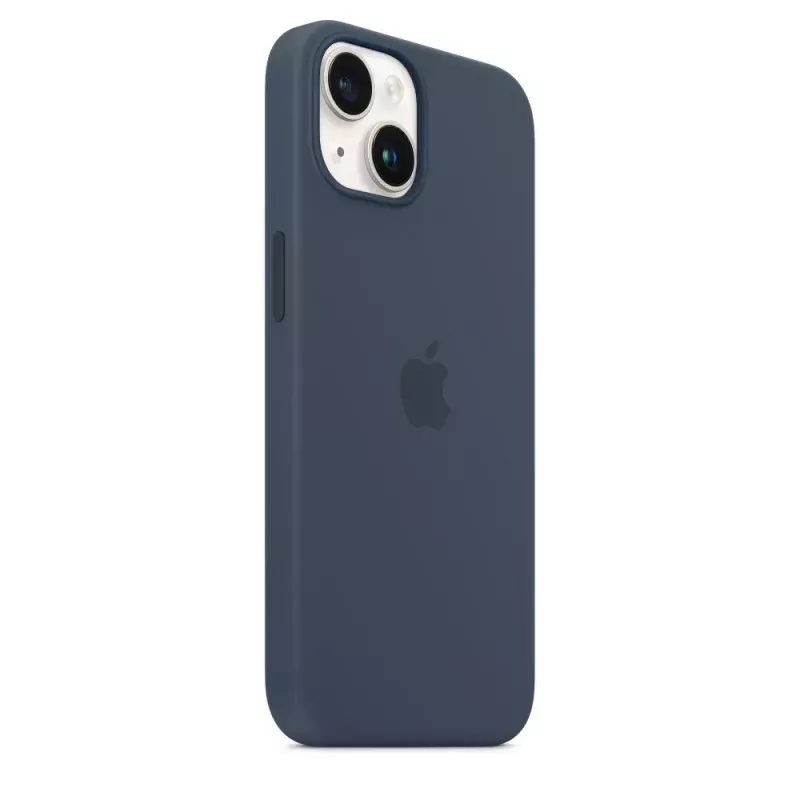 Silikonhülle Apple iPhone 14 MagSafe Storm Blue