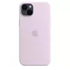 Silikonhülle Apple iPhone 14 Plus MagSafe Flieder Cover