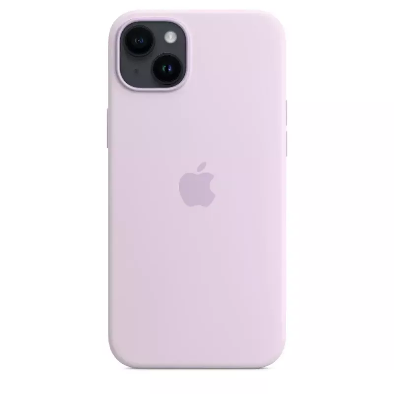 Silikonhülle Apple iPhone 14 Plus MagSafe Flieder Cover