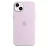 Silikonhülle Apple iPhone 14 Plus MagSafe Flieder Cover