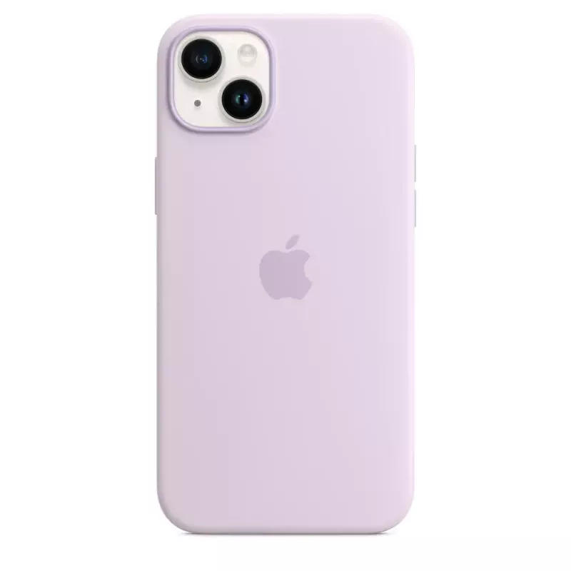 Silikonhülle Apple iPhone 14 Plus MagSafe Flieder Cover