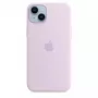 Silikonhülle Apple iPhone 14 Plus MagSafe Flieder Cover