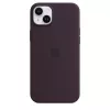 Silikonhülle Apple iPhone 14 Plus Burgund MagSafe Cover