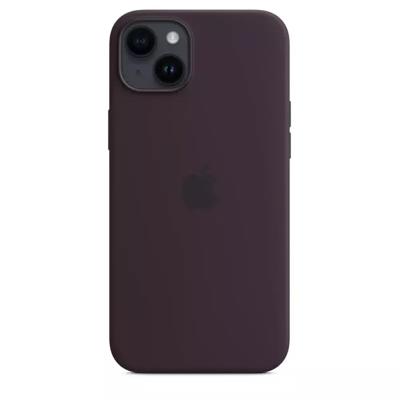 Silikonhülle Apple iPhone 14 Plus Burgund MagSafe Cover