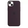 Silikonhülle Apple iPhone 14 Plus Burgund MagSafe Cover