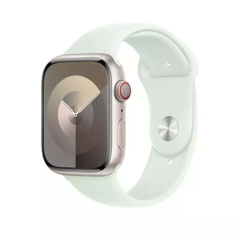 Apple Band 45 mm Soft Mint Sportarmband M/L Bequeme Passform Mintfarbe