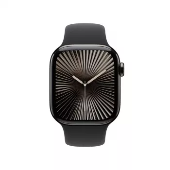 Smartwatch Apple Watch Series 10 GPS + Cellular 42 mm Slate Titanium Schwarz