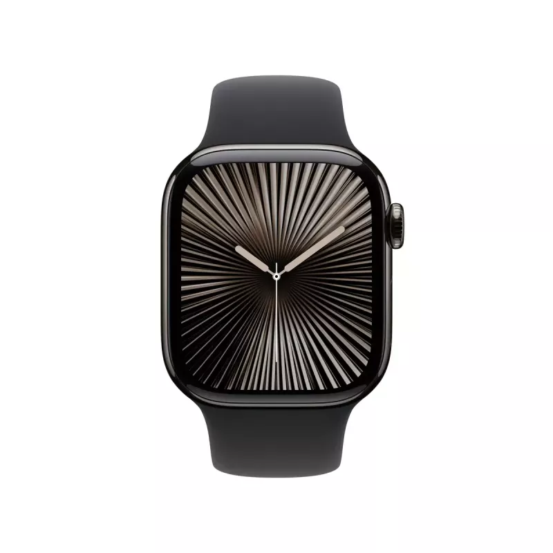 Smartwatch Apple Watch Series 10 GPS + Cellular 42 mm Slate Titanium Schwarz