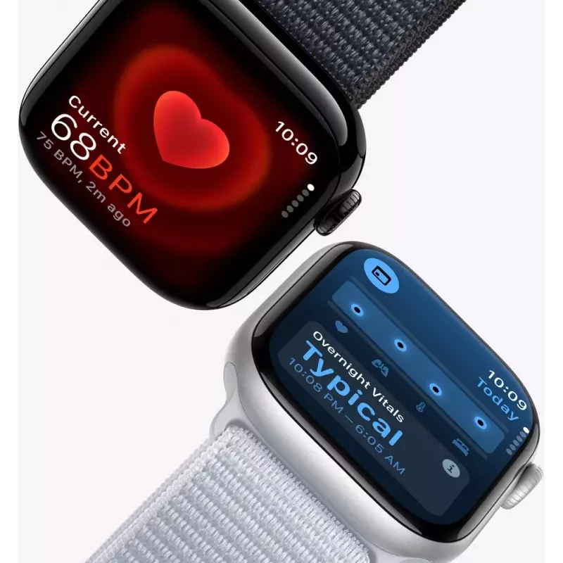 Smartwatch Apple Watch Series 10 GPS + Cellular 42 mm Slate Titanium Schwarz
