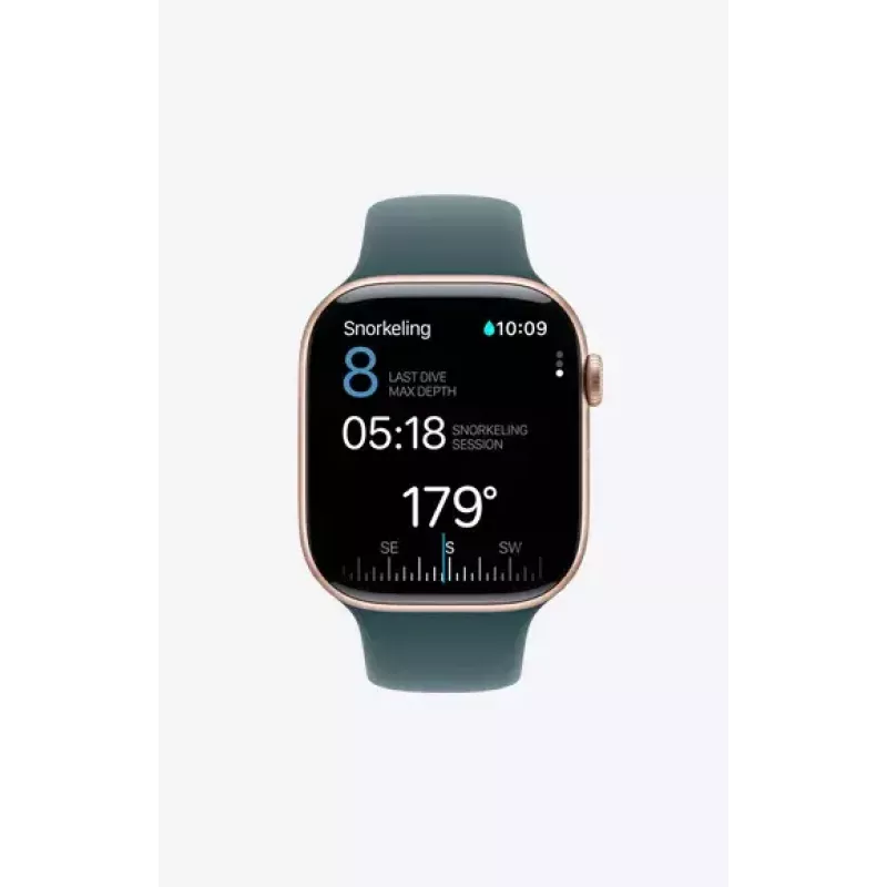 Smartwatch Apple Watch Series 10 GPS + Cellular 42mm Schiefer-Titan-Gehäuse Schwarz