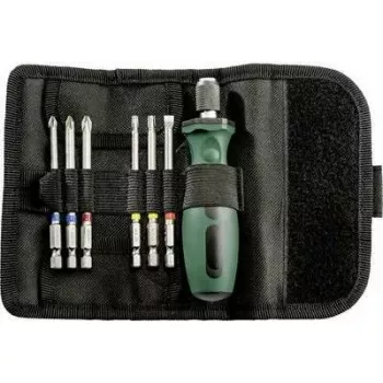 Metabo 626723000 Bit-Rolltasche SP Schraubendreher-Bitsatz, 7-teilig
