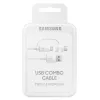 USB-Kabel Samsung EP-DG930 1,5 m USB-A USB-C/Micro-USB-B Weiß