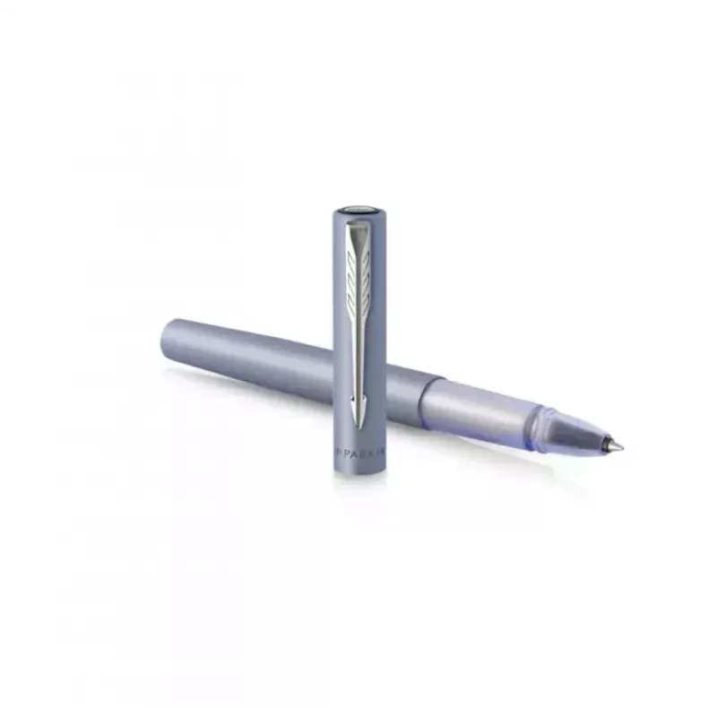 Stick-Pen Parker Vector XL Blau Silber Edelstahl