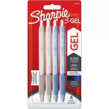 Gelstift Sharpie S‑Gel Frost Blue Pearl White 0,7 mm – blaue/schwarze Tinte