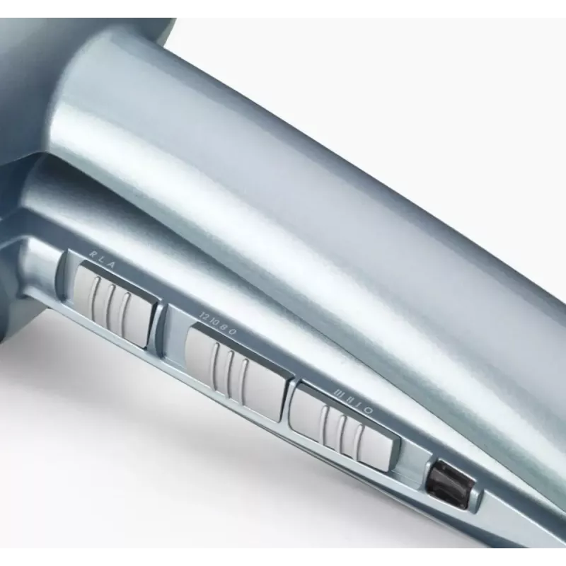 Heißluftbürste BABYLISS C1700E Hydro-Fusion — 3 Hitzestufen, Keramik, Blau, 2,8 m Kabel