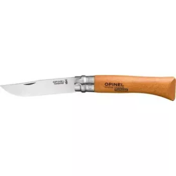 Taschenmesser Opinel No. 10 Karbonstahlklinge, Holzgriff