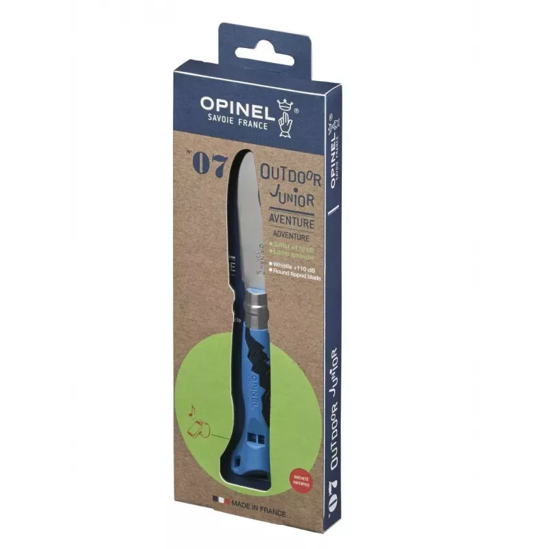 Messer Opinel N°07 Camper/scout Blau 001898 Klappklinge