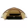 Zelt COLEMAN Darwin 3 Plus Summer – 3‑Personen, Sommermodell, beige/dunkelrot