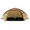 Zelt COLEMAN Darwin 3 Plus Summer – 3‑Personen, Sommermodell, beige/dunkelrot
