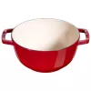 Fondue-Set Staub 18 cm Cherry, rund 0,25 L, 187×100 mm, 4,6 kg