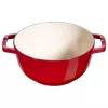 Fondue-Set Staub 18 cm Cherry, rund 0,25 L, 187×100 mm, 4,6 kg