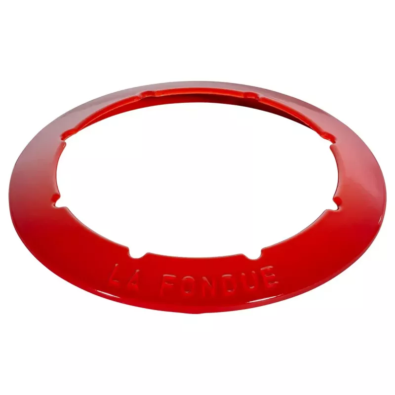 Fondue-Set Staub 18 cm Cherry, rund 0,25 L, 187×100 mm, 4,6 kg