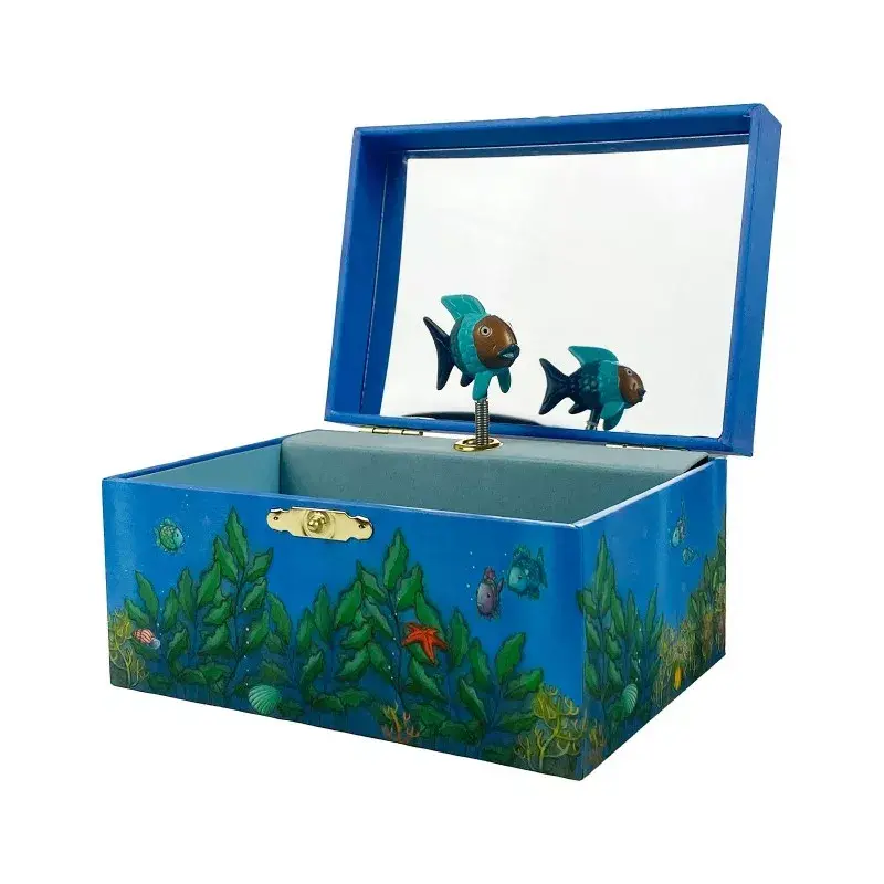 Trousselier Schmuck-Spieldose Rainbow Fish, Night Glow