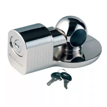 Kupplungsschloss MASTER LOCK Universal Anhängerkupplungsschloss Silber Flachschlüssel