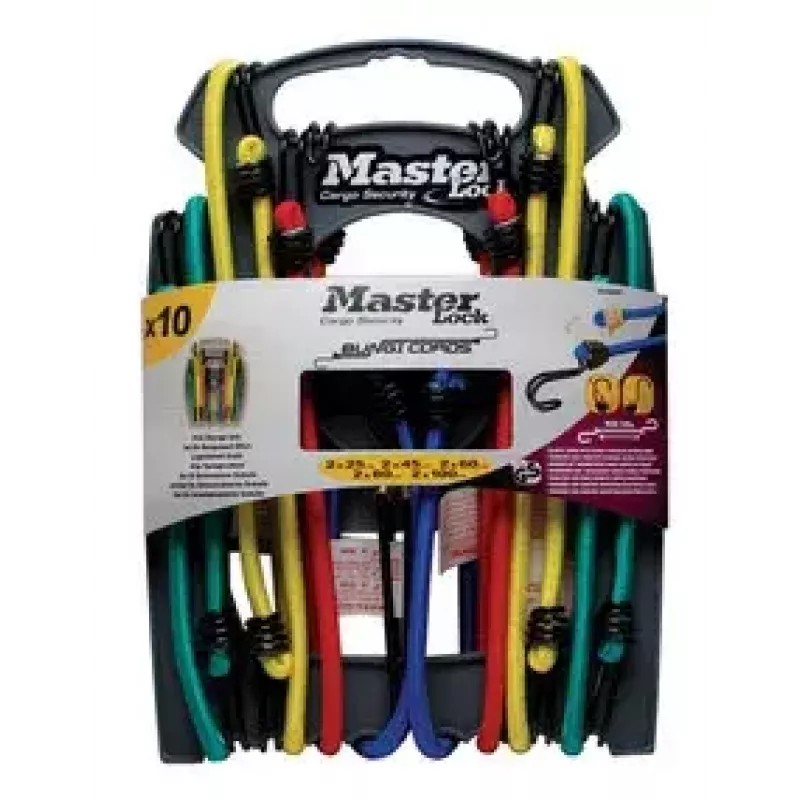 Spanngurt MASTER LOCK Reverse Twin Wire Set Mehrfarbig 10 Stück