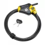 Verstellbares Sicherheitskabel Python MASTER LOCK 1,8 m x 10 mm Schwarz Gelb