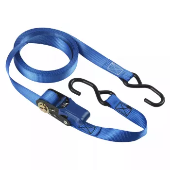 Spanngurt mit Ratsche MASTER LOCK 4367EURDAT 5 m x 25 mm 4er-Pack Blau
