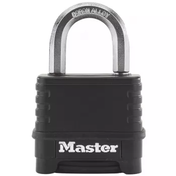 Vorhängeschloss MASTER LOCK M178EURD 57 mm breit Excell-Zinkgehäuse selbst einstellbare Kombination schwarz