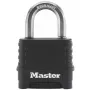 Vorhängeschloss MASTER LOCK M178EURD 57 mm breit Excell-Zinkgehäuse selbst einstellbare Kombination schwarz