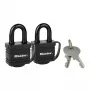 Vorhängeschloss MASTER LOCK 7804EURT 2 x 40 mm laminiertem Stahl schwarz