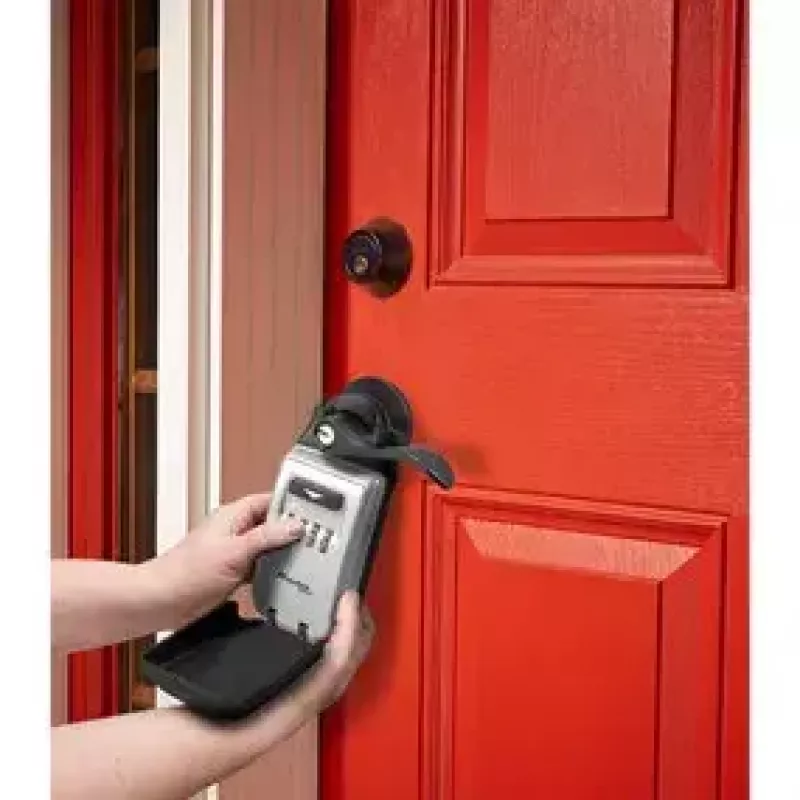 Tragbarer Safe MASTER LOCK 5420EURD Kombinationsschloss Grau