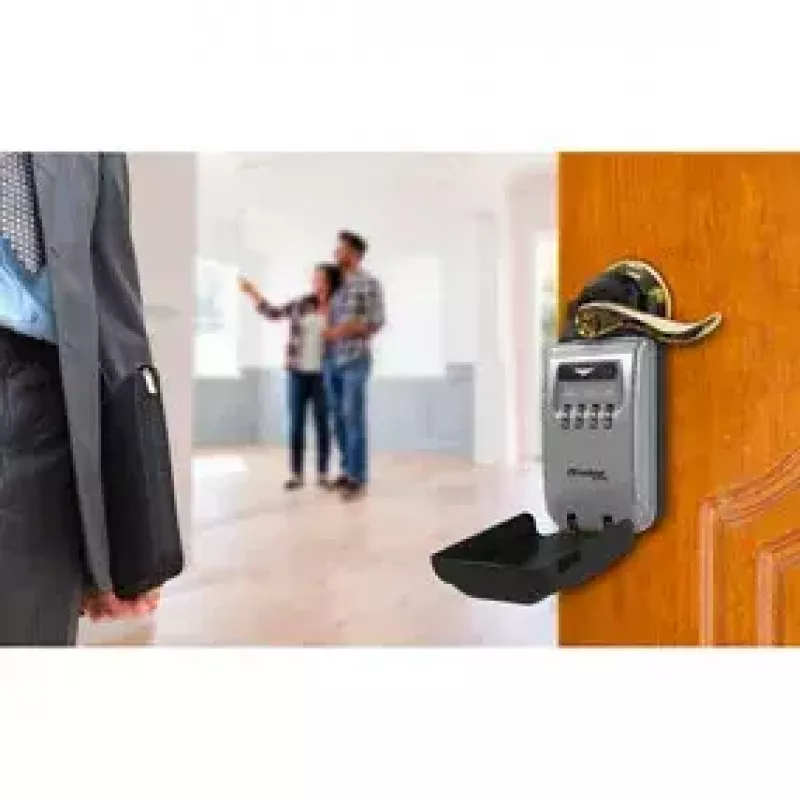 Tragbarer Safe MASTER LOCK 5420EURD Kombinationsschloss Grau