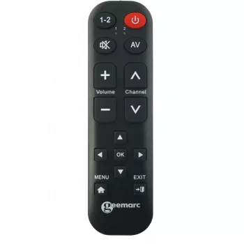 Fernbedienung Geemarc TV-15 – universelle TV-Fernbedienung mit Großdruck und Lernfunktion
