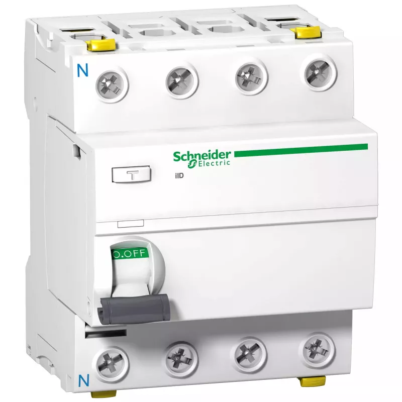Fehlerstromschutzschalter Schneider Electric A9Z21425, Typ A, 25 A, 380–415 V, 1500 A Ausschaltvermögen