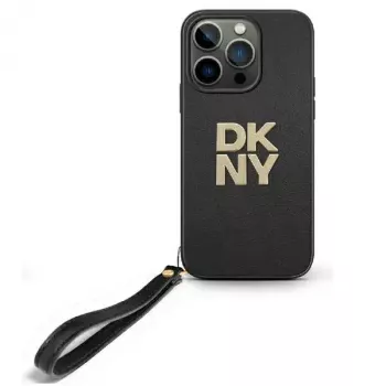 Hardcase DKNY DKHCP16XPBSWSK für iPhone 16 Pro Max 6,9 Zoll – Schwarz mit Handschlaufe