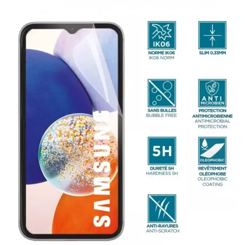 Bildschirmschutz Mobilis 036289 Samsung Galaxy A14 4G 5G Transparent