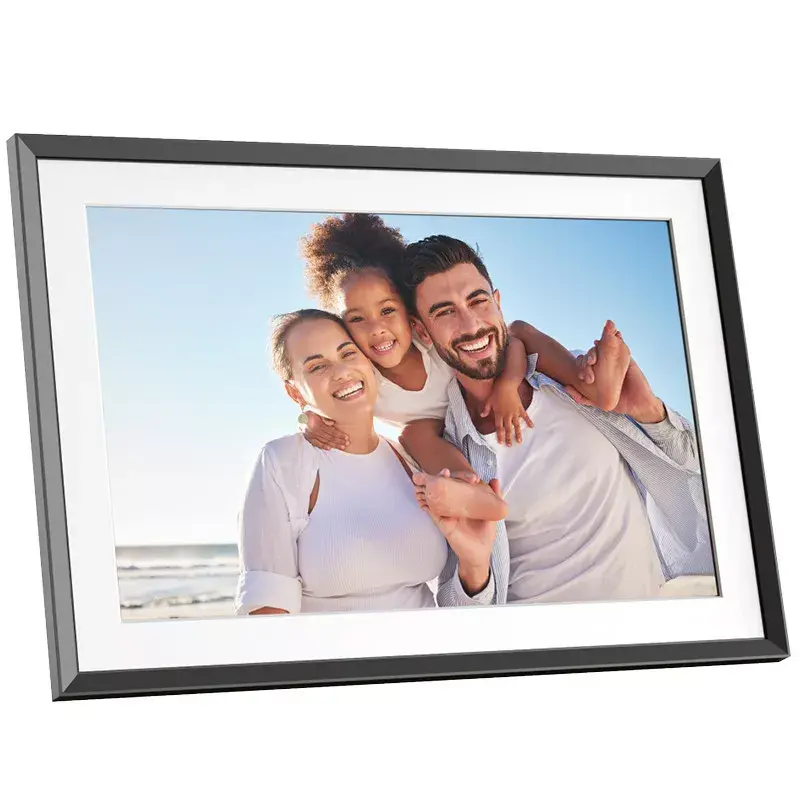Digitaler Bilderrahmen AgfaPhoto APF1000WIFI 10 Zoll (25,4 cm) IPS 1280x800 Touchscreen Wi‑Fi 32 GB MicroSD USB‑C Schwarz